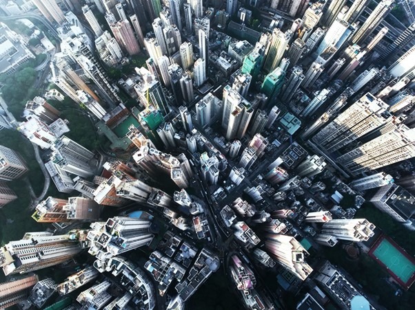 birds eye veiw
