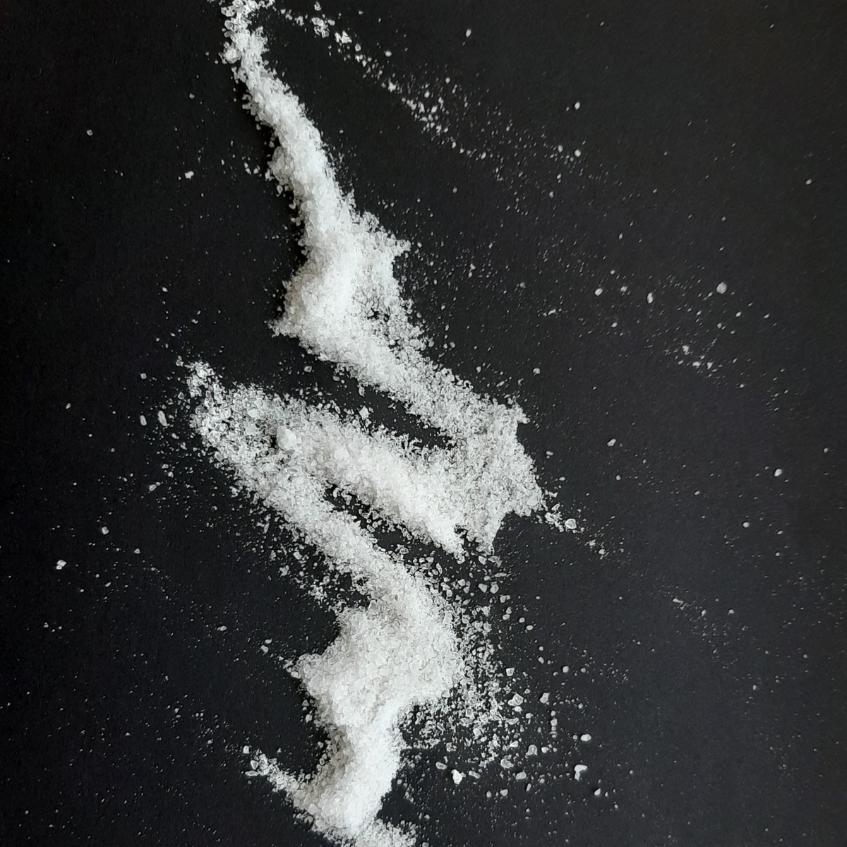 line of white powder - Cocaine